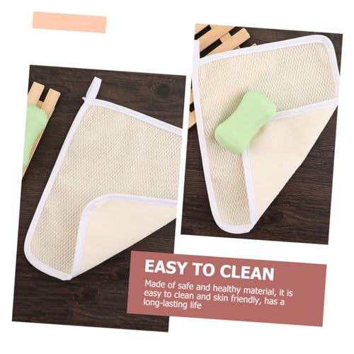 4-Piece Exfoliating Body Scrub Towels for Smooth Skin