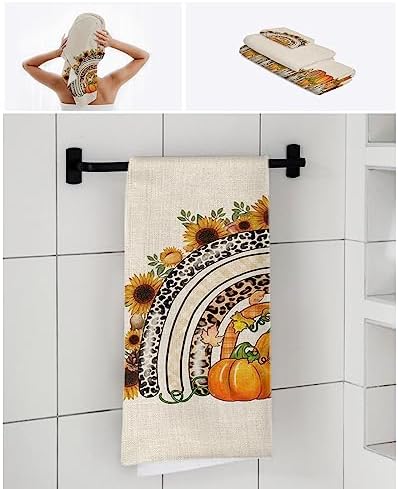 Charming Thanksgiving Bathroom Towel Set