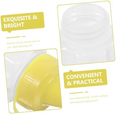 FUNOMOCYA All-Purpose Condiment Squeeze Bottles 4 Pack