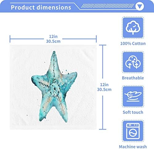 ALAZA Beach Washcloth x2 Soft Absorbent