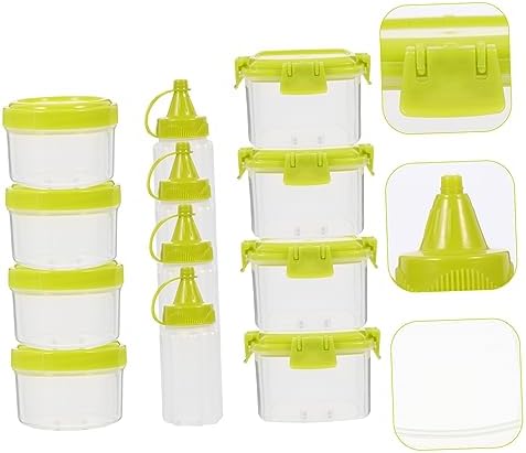 Zerodeko 12pcs Mustard Ketchup Squeeze Bottles Set