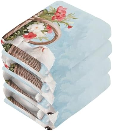 Kigai Washcloth Set - Soft Machine Washable 12x12 2-Piece