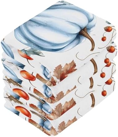 Xigua Watercolor Autumn 12x12 inch Washcloth Set