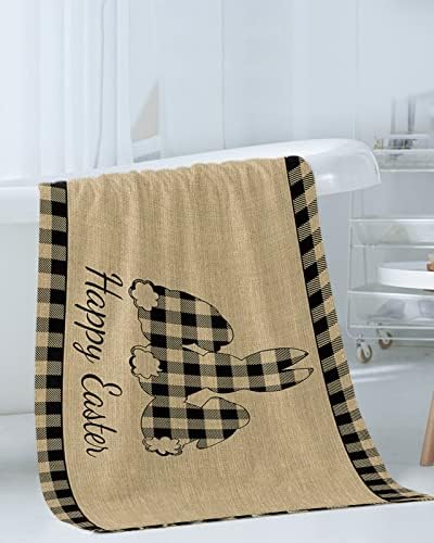 Anzona Easter Bunny 3-Piece Bath Towels Set Soft Absorbent