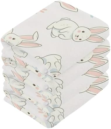 Soft Rabbits Washcloth Set 12x12 - Home Gym Travel