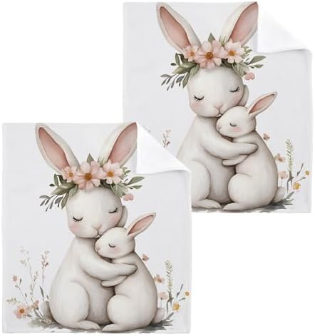 Kigai Hugging Bunny 4-Pack Soft Washable and Gentle