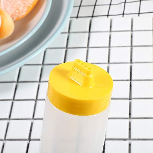 Hapivida - 4-Hole Condiment Squeeze Bottles - Ergonomic Design for Simplicity