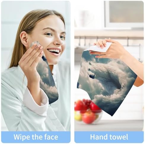 Perfect for You 2-Pack Polar Bear Washcloths