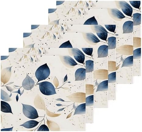 Xigua Watercolor Leaves Washcloth Set