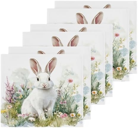 Kigai Cute Rabbit Washcloth Set