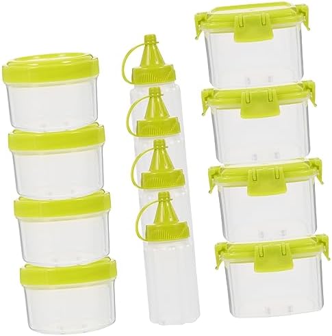 Homoyoyo 12-Piece Condiment Squeeze Bottles Set - Compact Durable