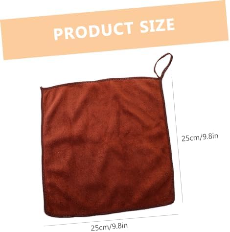 Healeved 4-Piece Square Face Towels Soft Nonwoven for Daily Use
