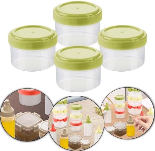 4x Squeeze Bottles for Liquids