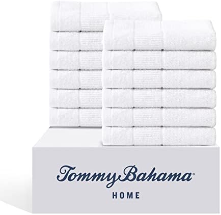 Tommy Bahama - Washcloth Set Soft Absorbent Cotton Towels 12 Piece