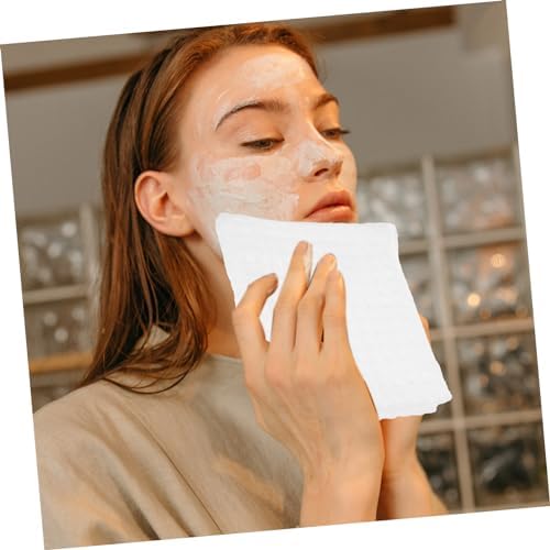 FRCOLOR 2pcs Cotton Honeycomb Washcloths