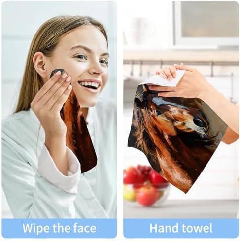 Sturdy Baby Face Towels Soft and Absorbent for Horses