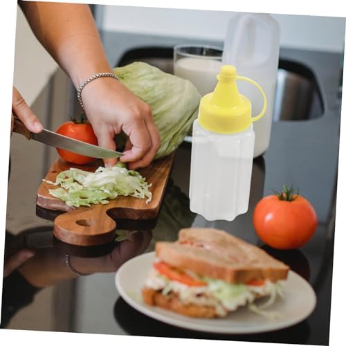 FUNOMOCYA All-Purpose Condiment Squeeze Bottles 4 Pack