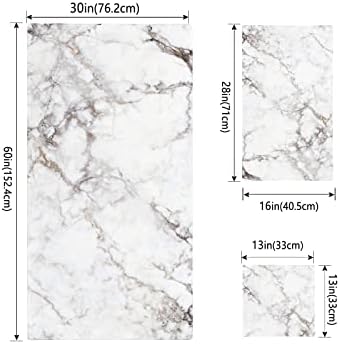 ZOE GARDEN White Cracked Marble Bathroom Towel Set
