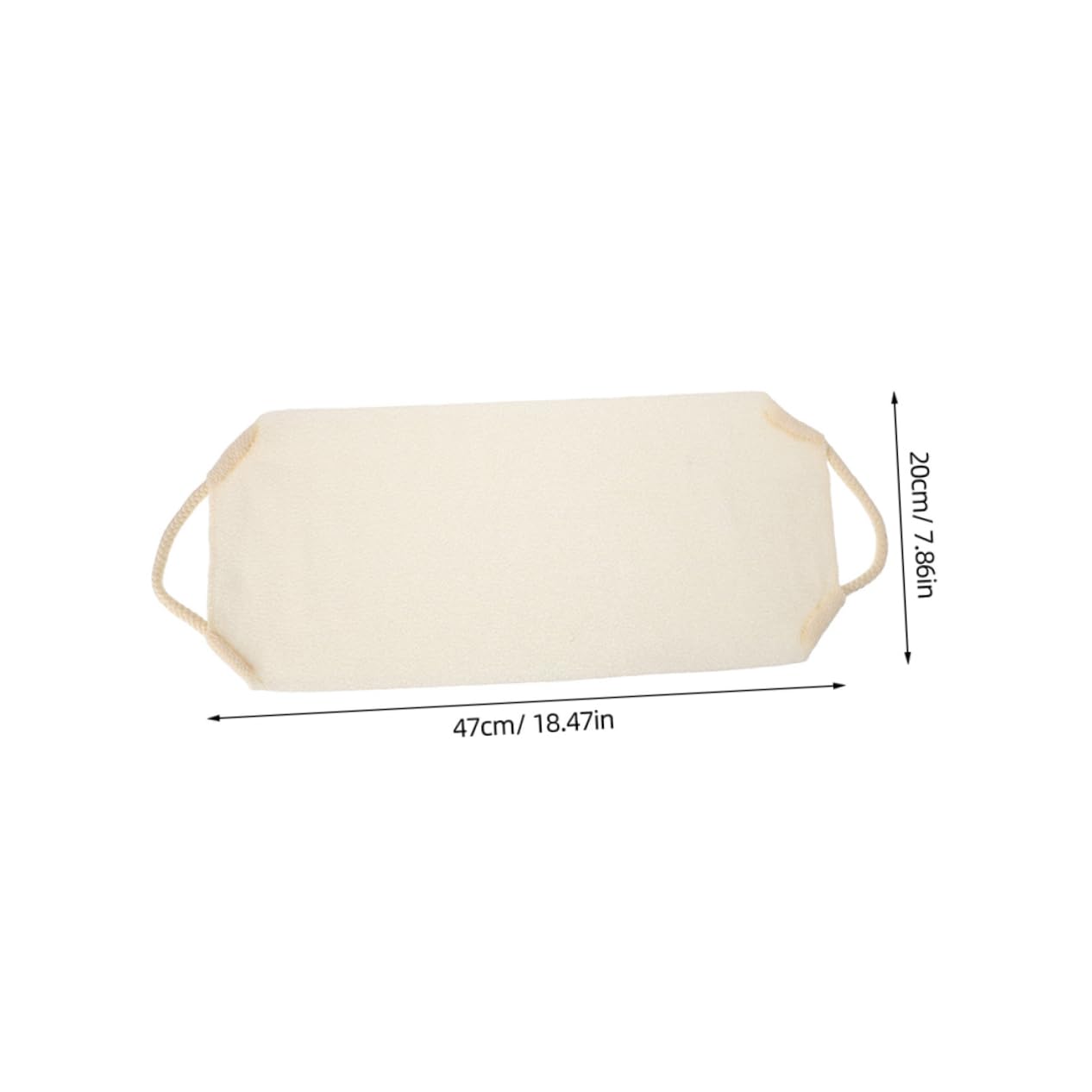 Solos Cleared Long-Strap Body Washcloth for Women