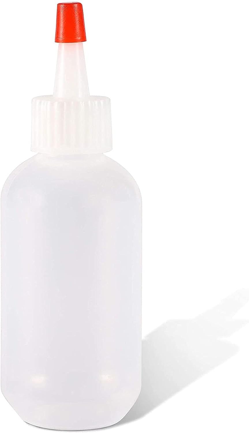 Juvale Boston Round Squeeze Bottles