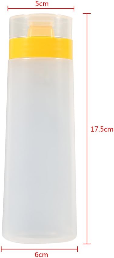 Hapivida - 4-Hole Condiment Squeeze Bottles - Ergonomic Design for Simplicity
