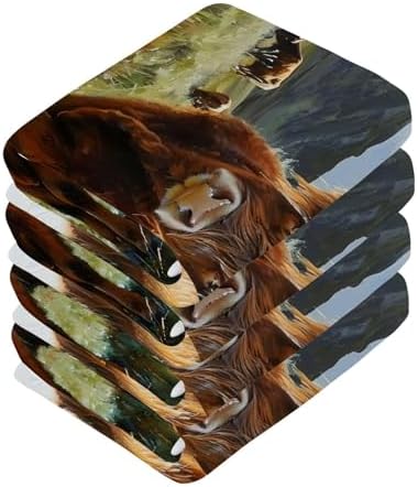Highland Cow Washcloth 2 Pack
