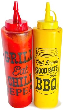Cooking Concepts BBQ Condiment Bottles 2-ct Packs