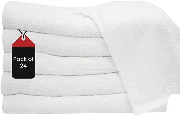 12x12 Wash Cloths Durable Soft Absorbent