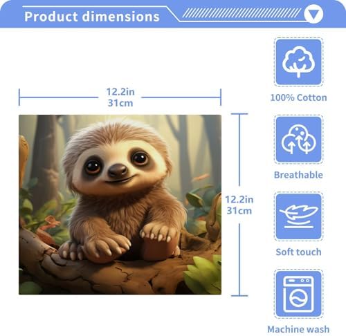 Sloth Washcloth 2-Pack