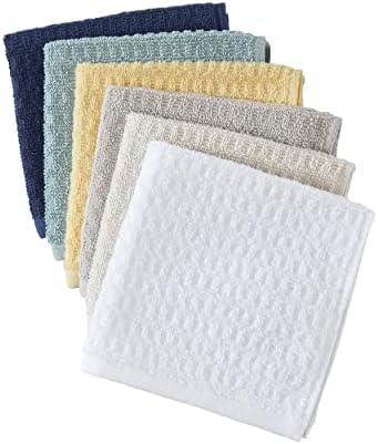 Tommy Bahama Washcloths Soft Absorbent Cotton Towels for Home Kitchen