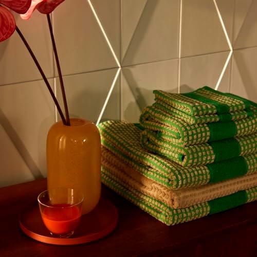 Juna-check Washcloth Soft Sustainable