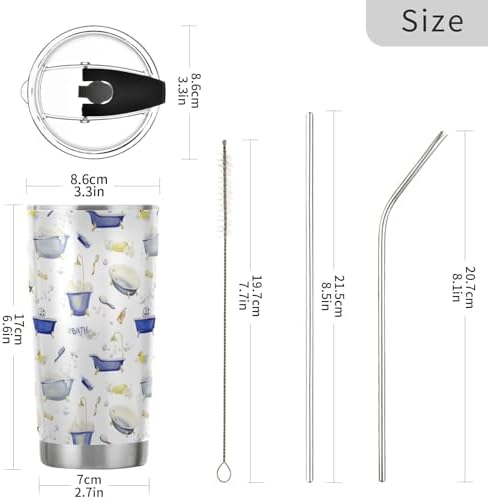 Stainless Steel Vacuum Insulated 12oz Tumbler for Travel Storage