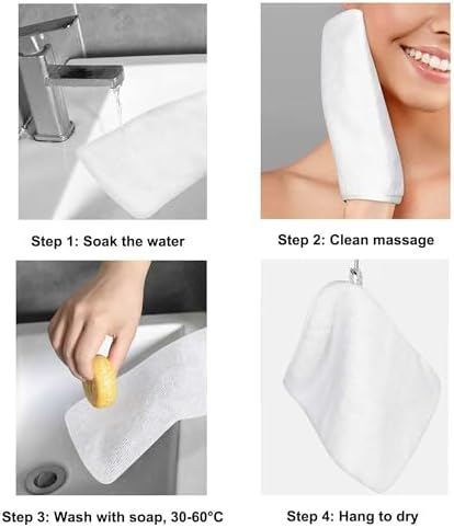 6-Pack Microfiber Face Cloths