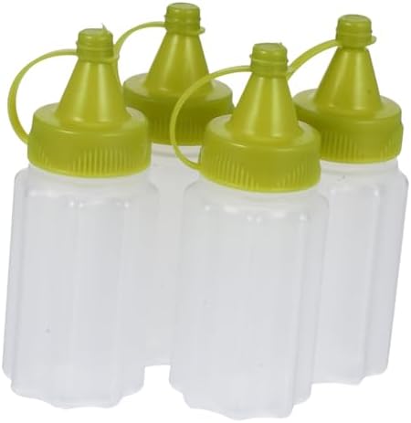HAKIDZEL 4 Mini Squeeze Bottles Set
