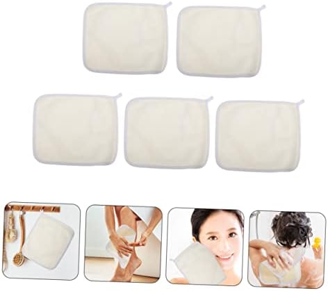 5-Piece Exfoliating Scrub Towels for Body Back Use