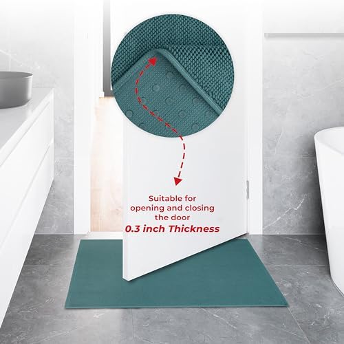 20x34 Inch Soft Cotton Bath MatNon-SlipComfortable for Home Bath Washable