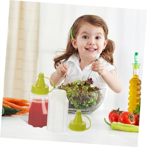 Sauce Squeeze Bottles Set - Portable Mini Condiment Storage for Kitchen