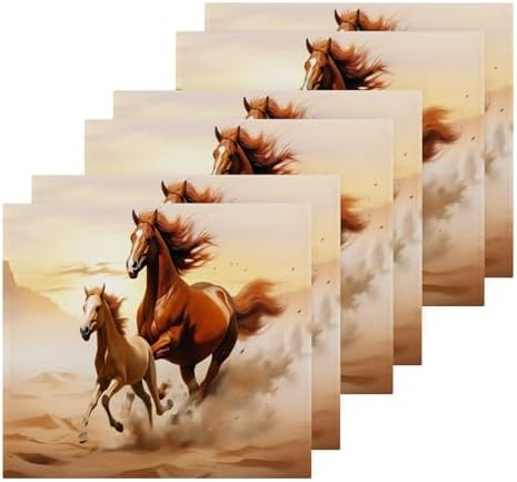 Horse Washcloths for Babies Soft Cotton Face Towels