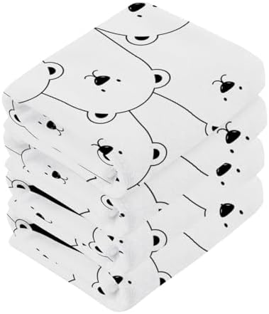 Xigua White Polar Bear Washcloth