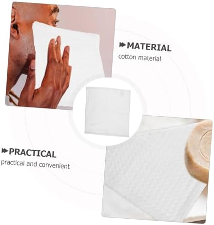 FRCOLOR 2pcs Cotton Honeycomb Washcloths