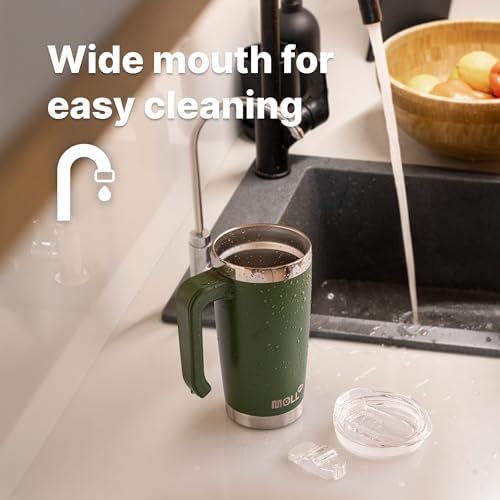 20 oz Startle-Proof Travel Tumbler with Straw