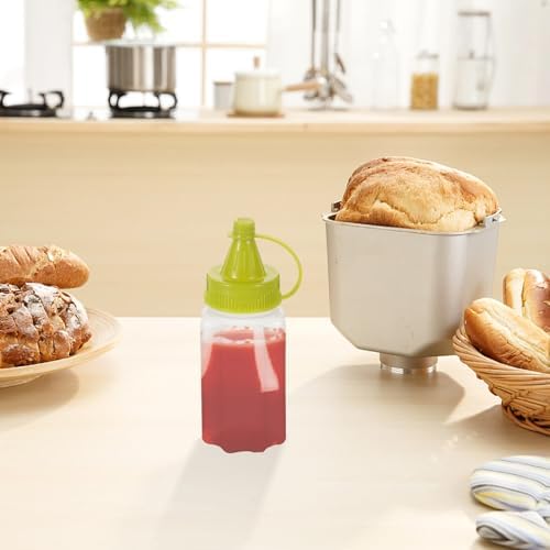 4-Piece Condiment Squeeze Bottles 30ml Compact Durable and Easy to Use