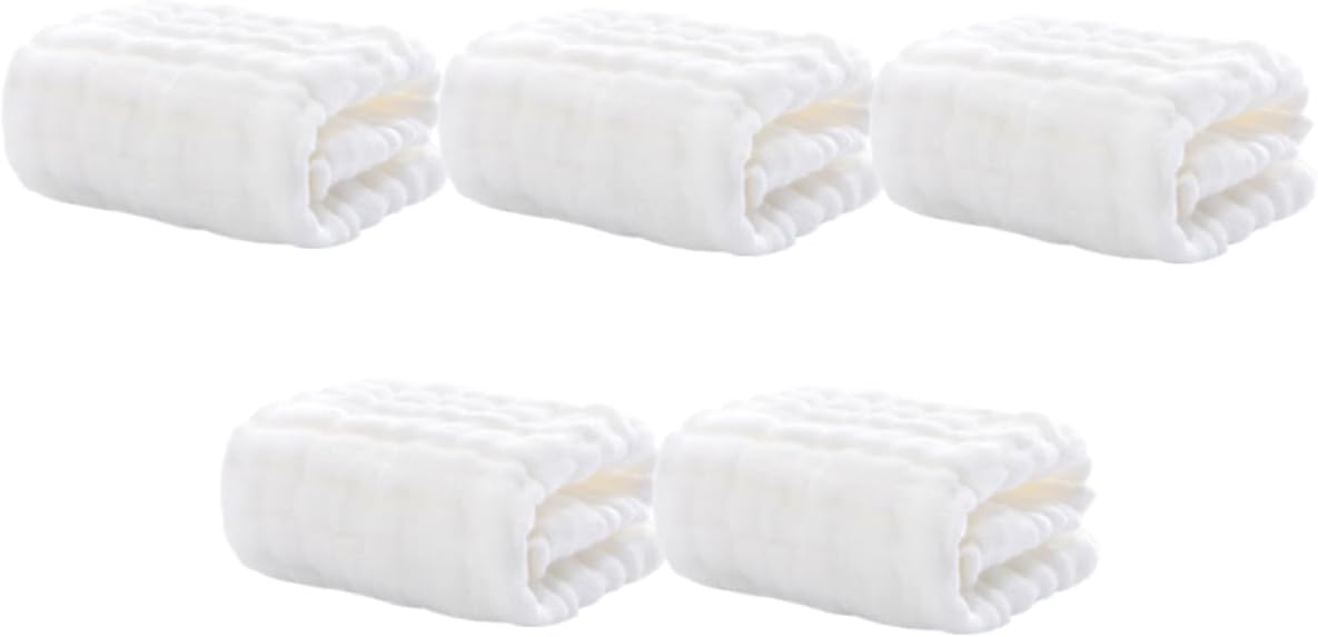 5pcs Muslin Washcloths for Newborns Soft Durable Absorbent