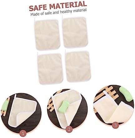 4pcs Exfoliating Body Scrubbing Towels