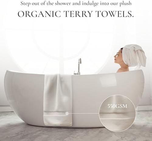 Sleep Beyond Organic Terry Washcloth 12x12 with Carry Bag