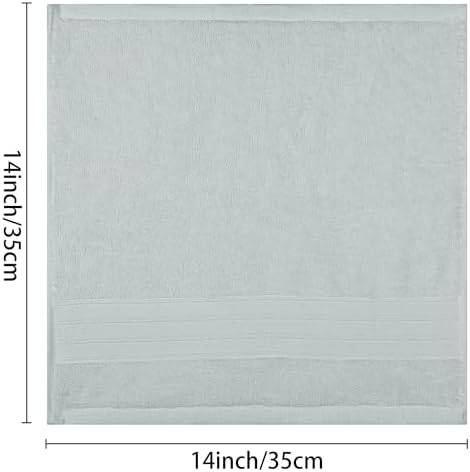 Striped Cotton Bath Washcloths