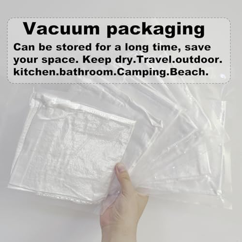 12x12 White Washcloths Pack