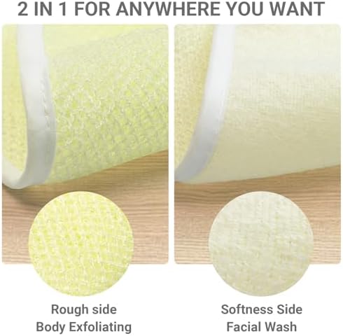 Dual-Sided Exfoliating Washcloth Set 3-Pack
