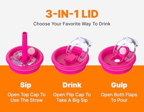 VINUR Kids Insulated Tumbler with Handle Perfect Sip