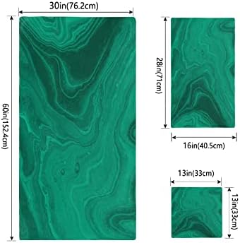 Marble Fluid Artwork Bathroom Towel Set